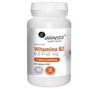 Aliness Vitamina B2 R-5-P (Riboflavina) 40 mg - 100 Tabletas