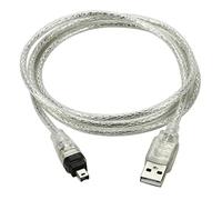 ALINNA Cable adaptador de cable USB 2.0 macho a IEEE 1394 mini 4 pines macho iLink Firewire DV compatible con Sony DV