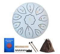 ALINUOYQ Tambor de lengua de acero de 15 cm con diseño de panda, sonido en do mayor, incluye baquetas, instrucciones, protección para dedos, pegatina, bolsa y estuche, instrumento musical para aprende