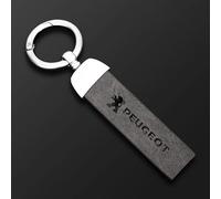 ALINZO Aleación, Fundas Llaves de Coche, Funda Protectora Mando A Distancia, Llavero, Accesorios Decoración, para Peugeot 408 308 508 2008 5008 3008 4008 508L,Grey