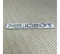 ALINZO Etiqueta Engomada Decoración Maletero Trasero del Automóvil, Calcomanía Emblema Insignia, Accesorios Exteriores, para Peugeot 3008 308 2008 208 408 4008 GT 5008 307 508 206 207 301,Silver