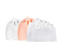 ALINZO Separadores de Dedos de Gel - Corrector de juanetes para Mujeres y Hombres Férula ortopédica de juanetes de 4 Piezas y enderezador de Dedo Gordo del pie para Hallux Valgus