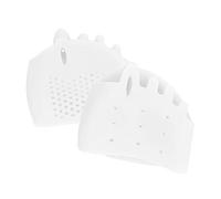 ALINZO Separadores de Dedos de Gel - Corrector de juanetes para Mujeres y Hombres Férula ortopédica para juanetes y alisador de Dedos gordos para Hallux Valgus Day & Overnight Support (Blanco)