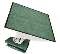 Alion Home HDPE 50% Sun Block Garden Netting Mesh - Beige/Verde oscuro (6' x 5', verde)