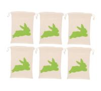 Alipis 1 Juego Bolsa De Conejito De Pascua Mini Embudo Casa De Muñecas Con Coche De Bebé Bolsitas De Dulces Bolsa De Dulces Bolsas Pequeñas Para Dulces Bolsa De Con Cordón 6 Piezas