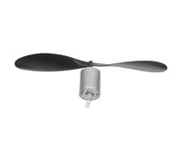 Alipis 1 Juego Motor De Turbina Eólica Giratorio Portátil Mini Motorizado Pequeño Viento Generador Black Planchar