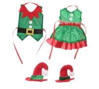 Alipis 1 Juego Tapa De Botella De Vino Elfo Jarro De Cerveza Botella De Agua Aislada Tapa De Botella De Vino De Navidad Soda Adornos De Botella Suministro De Vino Franela Green 2 Piezas