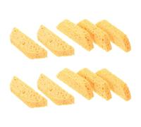 Alipis 10 Esponjas Absorbentes Suaves para Amoladora de Vidrio Interior, Accesorio de Repuesto para Herramientas de Fabricación de Vidrieras, Almohadillas Protectoras para