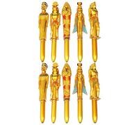 Alipis 10 Piezas Bolígrafo Faraón Bolígrafos De Diseño Pluma De Regalos Egipcios Pluma Descriptiva Bolígrafos De Novedad Regalo De Estudiante Color Novedoso Niño Adulto El Plastico Egipto