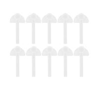Alipis 10 Piezas Equipo de Alimentación de Abejas, Dispensador de Agua para Colmenas, de Plástico Blanco, para Apicultura Doméstica Granja, Resuelve la Alimentación Abejas