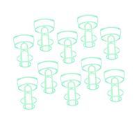 Alipis 10 piezas Funda para Botellas de de Plástico Colgante para Botellas de Salina para Uso Hospitalario y Ambulatorio Color Verde