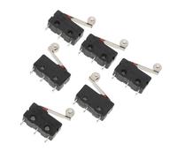 Alipis 10 piezas Interruptor de Límite Micro con Palanca de Rueda Metálica Repuesto para Electrodomésticos Final de Carrera Preciso y Duradero Fácil Instalación y Uso Versátil