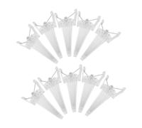 Alipis 10 Piezas Pinzas para Aumentar Volumen al Cabello Pinzas Blancas para Volumen en Raíces y Coronilla Posicionador de Raíz del Cabello Peinado Natural y Relajado sin Costuras