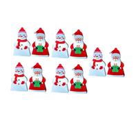Alipis 10 Piezas Regalos de Papá Noel Caja de Dulces Navideña Caja de Galletas para Fiesta de Navidad Unidades