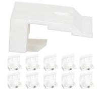 Alipis 10 Piezas Soporte para Cortina con Clip Resistente y Compacto para Barras de Cortinas y Estores Adecuado para Fijar Ventanas y Baños