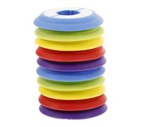 Alipis 10 Piezas Soportes de Almacenamiento para Sedal de Pesca de Carretes de Silicona Duraderos y Cerrados Organizador Portátil para Aparejos y Línea Principal