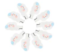 Alipis 10 Pinzas Pelo Forma de Nube para Niñas, Hechas de Abs y Hierro, Seguras Sujetar el Flequillo Lateral en Adolescentes