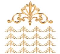 Alipis 100 Apliques de Cobre para Muebles Retro, Decorativos y Resistentes, Tamaño Estándar, para Gabinetes, Cajones y Cajas, Ideales para Decoración del Hogar y Oficina, Calcomanías