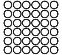 Alipis 100 Arandelas de Aleación de Aluminio para Hardware de Velocidad de Patineta, Accesorios para Ejes y Rodamientos de Monopatín, Lavadoras Negras para Longboard y Tablas de Surf,