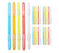 Alipis 100 clips de doble agujero para encuadernar documentos, de plástico, ideales para organizar papeles escolares, del hogar y la oficina.