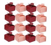 Alipis 100 Piezas Cajas de Dulces Corazón Caja de Embalaje para Macarons y Galletas Contenedor Resistente para Postres y de Cumpleaños y Bodas para Fiestas