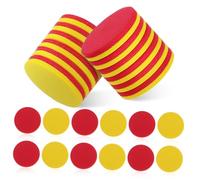 Alipis 100 piezas Contadores Matemáticos de EVA Doble Color Bloques Contadores Educativos para Juguetes de Cálculo Resistente y Versátil