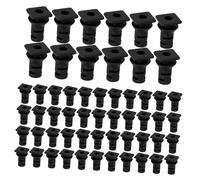 Alipis 100 Piezas Protector De Alambre Departamento Envoltura Ser Cable Protector De De Tensión Conectores De De Tensión Prensaestopas Black Abdominales