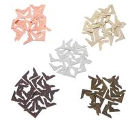 Alipis 100 Piezas Protector de Esquinas de Metal para Libros, Hierro | Protección de Bordes para Menú y Scrapbook, Instalación Fácil, Refuerzo Artístico para Escuela y Viaje