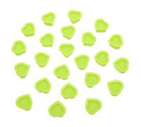Alipis 100piezas Unidades de Portatintas de Silicona con Forma de Corazón Copas de Pigmento para Tatuajes Accesorios para Artistas Portapigmentos con Base