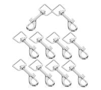 Alipis 10piezas Broches Giratorios Resistentes Unidades Hebilla De para Mascota Clips para Correa De Perro y Collar De Enlace