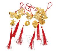 Alipis 12 Adornos Colgantes Chinos para Bonsái Adornos De Caballo con Borlas De La Suerte para El Festival De Primavera