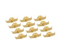 Alipis 12 Afinadores Finos de Cuerdas para Erhu de Cobre, Accesorios de Ajuste y Repuesto, Kit de 6 Pares para Precisión Afinación y Uso Musical Profesional