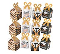 Alipis 12 Cajas de Papel para Dulces de Graduación Diseño Delicado para Almacenamiento y Decoración en Fiesta de Fin de Curso