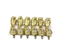 Alipis 12 Piezas Adornos De Pájaros De Lentejuelas Joyería De Damas Árbol De Navidad Pájaro Pinzas Para El Cabello Decorativas Decoración Navideña Decoración De Pájaros Polvo De Oro Aves