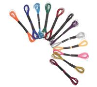 Alipis 12 Piezas Hilo de Bordar Dorado de Poliéster para Punto de Cruz y Manualidades, 8m, Suave y Fácil de Usar, Adecuado para Pulseras y Decoración del Hogar Color Color Aleatorio