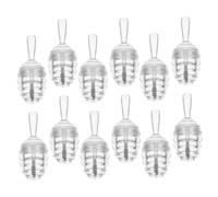 Alipis 12 piezas Unidades Tubos Brillo Labios Transparentes DIY Contenedores Bálsamo Labial Panal Miel Pequeños para Cosmética Portátil Viaje