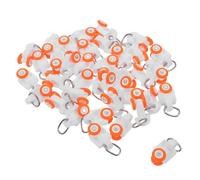 Alipis 120 Unidades Rodillos para Carril de Cortina Deslizadores de Doble Rueda de Plástico Ruedas Guía para Rieles Deslizantes Salón y Dormitorio Accesorios Silenciosos y Fáciles de