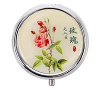 Alipis 12g Bálsamo Sólido Portátil de Bálsamo de Rosas para Mujer Fragancia Sólida Compacta Perfume Sólido para Viaje Aroma Fresco para Fiesta y Exterior Fácil de Llevar Bolsillo