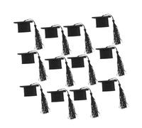 Alipis 12piezas Cubrebotellas Mini De De Graduación Decoración De Fiesta Tapas para Botellas De Vino Unidades