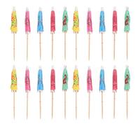 Alipis 144 Piezas Paraguas De Coctel Beber Paraguas De Papel Sombrillas De Coctel Hawaianas Selecciones De Comida Aperitivos Sombrillas Coctel Tropical Banquete De Madera Mezclador Mini