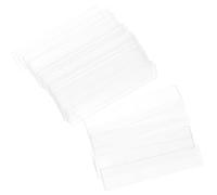 Alipis 150piezas Tiras Transparentes de Acrílico para Exhibición de Uñas Postizas Soporte de Manicura Profesional para Salón y Uso Doméstico Accesorio de Herramientas de Nail Art
