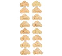 Alipis 16 Piezas Accesorios De La Foto Del Mes Tarjetas De Bloques De Hitos Signos De Meses Recién Nacidos Tarjetas Mensuales De Hitos Del Bebé Signo De Anuncio De Nombre De Bebé Madera