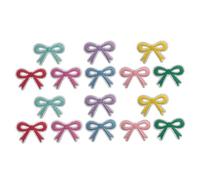 Alipis 16 piezas Parches Termoadhesivos Lazo Parches Bordados para Ropa Zapatos Mochilas Decoración DIY Fácil Aplicación Sin Coser