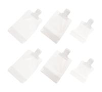 Alipis 18 Piezas Bolsa de Viaje Transparente para Lociones Bolsas de Almacenamiento Portátiles Reutilizables para Cremas y Líquidos Diseño Hermético Fugas Organizador Compacto para Aseo