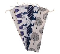 Alipis 18 Piezas Y Bolsa De Almacenamiento para Tenedor Bolso De Mano Plegable Bolsas para Cepillos De Bolsas para Utensilios Bolsas para Cubiertos Palillos Plegables Bolsa para