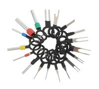 Alipis 18piezas Pelacables Herramienta Profesional para Extraer Pines de Terminales Automotrices Extractor de Pines para Reparación de Conectores Eléctricos de Automóvil Desclavijar Cable