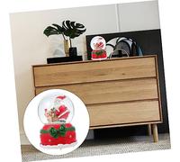 Alipis 1pc Creative Christmas Music Box con Estilo Luminoso Cristal Ball Caja De Música De Navidad