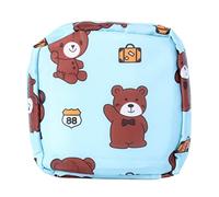 Alipis 1Pc Monedero Cartera Monedero Cartera De Viaje Organizador De Artículos De Tocador Al Aire Organizador De Maquillaje De Viaje Neceser De Viaje Servilleta Sanitaria Titular