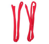 Alipis 2 Diademas Hanfu Rojas Lazo Tradicional y Alambre Antideslizante para Cabello, Estilo Vintage Elegante para Festivales y Actividades de Cosplay