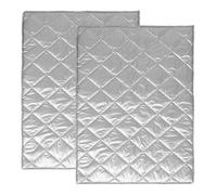 Alipis 2 Fundas para congelador: Congelador Horizontal Aislado con lámina de Aluminio e imán, Impermeable y Parasol - Protector de Mini refrigerador Resistente a los Rayos UV para Uso en Exteriores